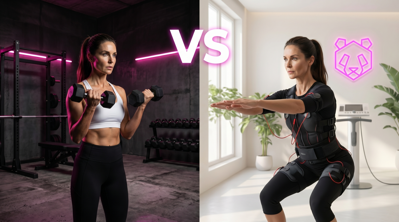 Krafttraining vs. EMS-Training im Vergleich